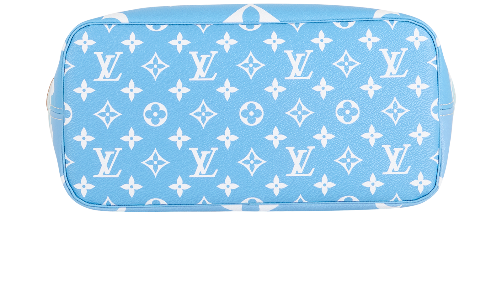 Neverfull MM By The Pool, &pound;1,750, Handbags, Blue/White, Canvas, Top view